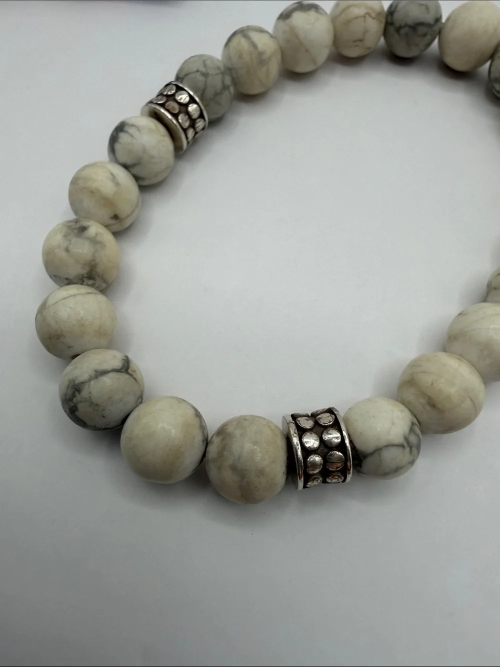 Brighton Pebble Dot Dream Howlite Stretch Bracelet